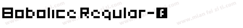 Bobolice Regular字体转换